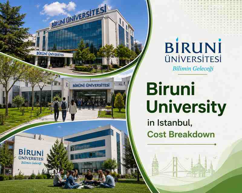 Biruni University Fees for International Students