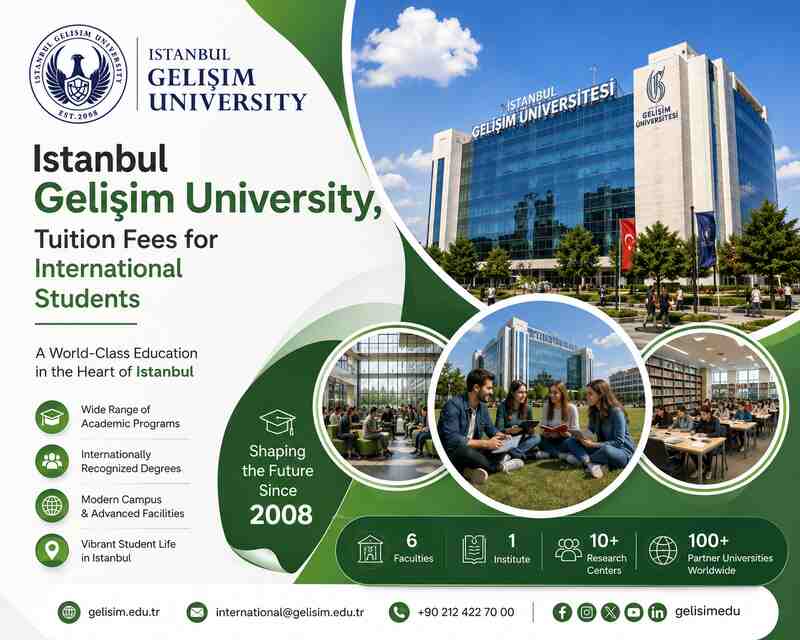 Gelisim University Fees for International Students