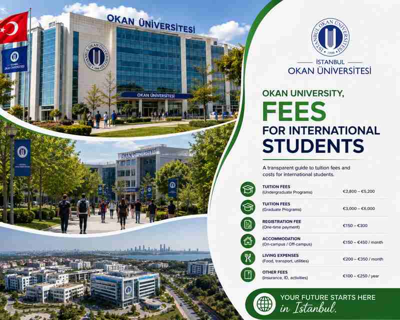 Istanbul Okan University Fees for International Students 2026 – Medicine, ABET Engineering & All Programs